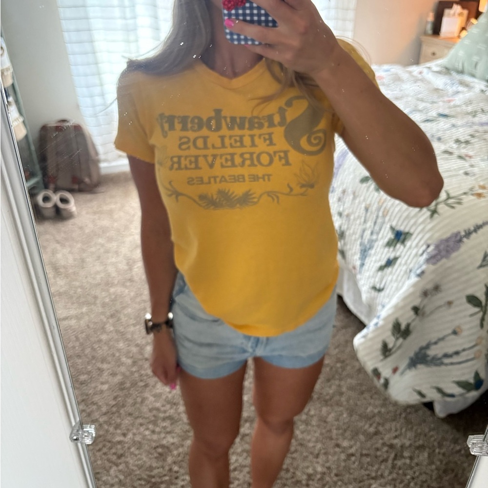 Free People Distressed Band Tee